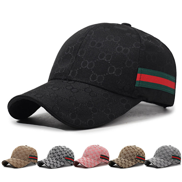Ny trendig högkvalitativ keps för kvinnor och män - Snygg baseballkeps för damer och herrar, perfekt för utomhus och solskydd Gray