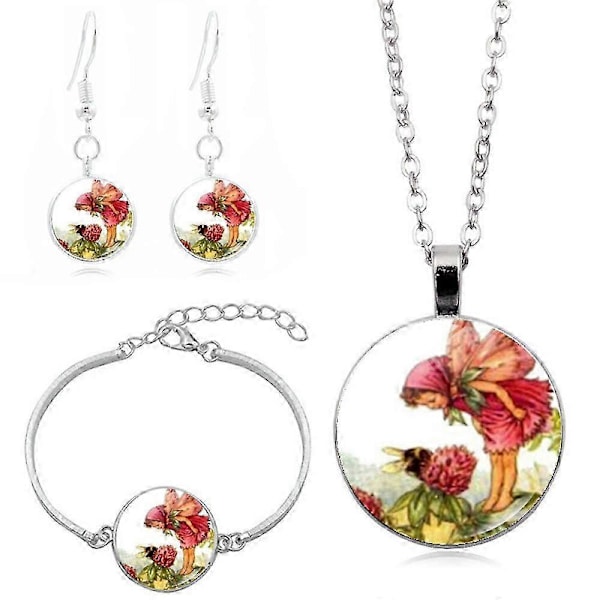 Elegante håndlavede øreringe, lette øreringe med ægte forglemmigej-blomster, trendy dråbeformede øreringe indkapslet i resin til kvinder, gaveæske