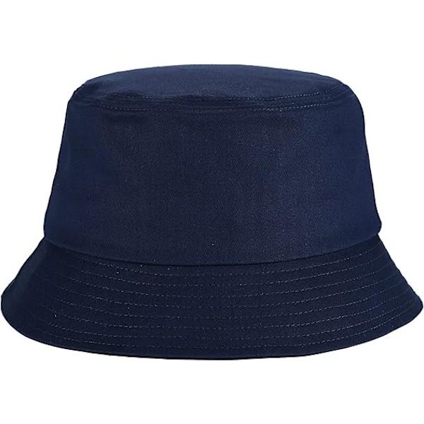 Unisex 100% Bomull Packable Bucket Hat