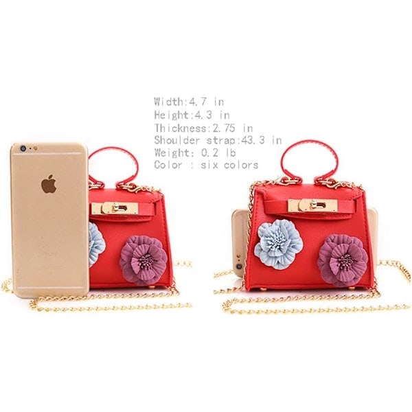Barneveske og håndvesker for små jenter, crossbody-veske for småbarn