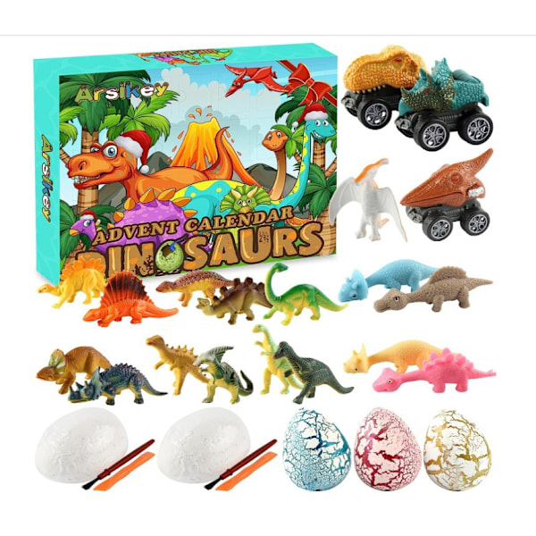 Julekalender DIY Tyrannosaurus Rex Dinosaur Legetøjs Sæt 605