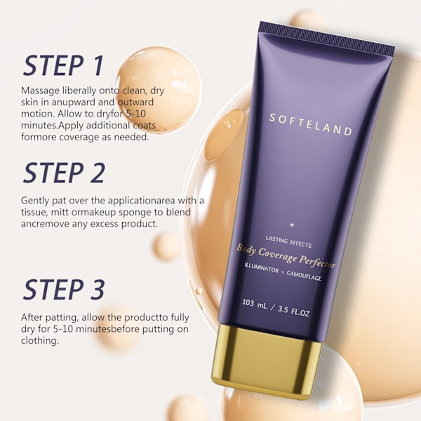 Body Coverage Perfector, vedenkestävä tatuointeja peittävä meikki, siirtymätön peitevoide vartalomeikki, pitkäkestoinen vartalomeikkivoide 1