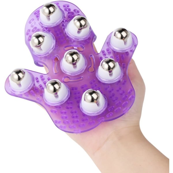 Nine Beads Palm Massager (violetti)