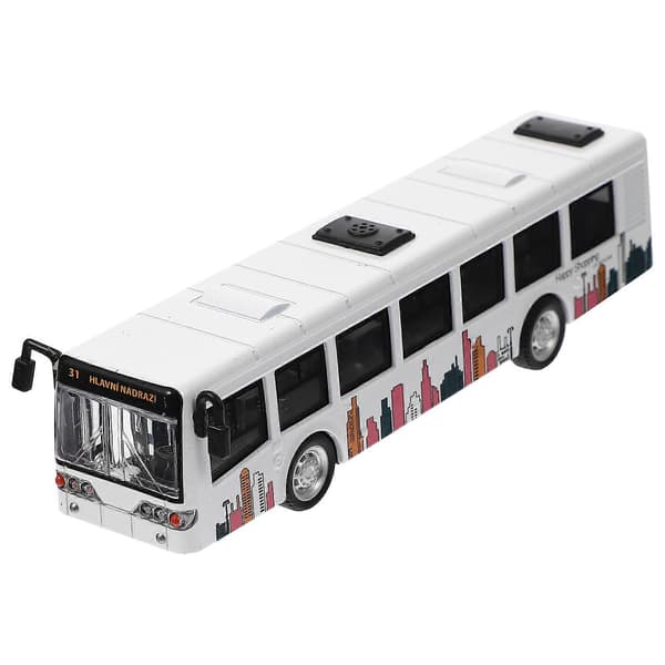 Simulering Bybus Model Træk Tilbage Bus Legetøjsbil Legetøjskøretøjer Legetøj til Børn