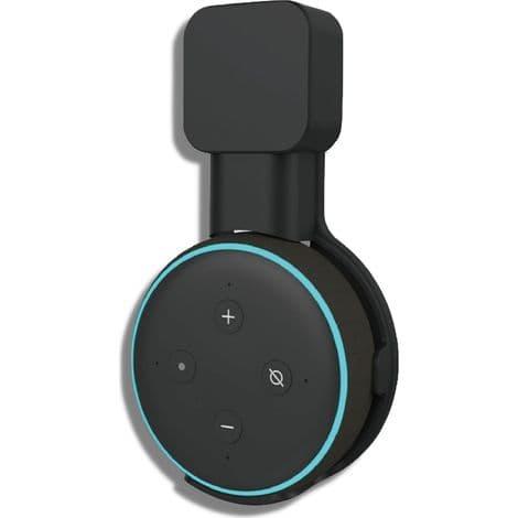 Vægbeslag til Dot 3 og Google Mini, Smart stander med integreret kabelstyring til 3. generations Dot-højttaler.