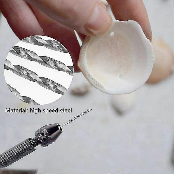 150 stk. spiralbor sæt Hss Titanium Micro Drill Micro Bit Sæt Værktøj 0,4 mm-3,2 mm til træ, metal