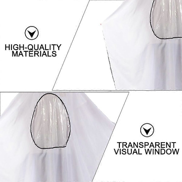 Uudelleenkäytettävä hiustenleikkuuviitta, kevyt nylon takaa vertaansa vailla olevan monipuolisuuden, sopii kampaamoihin ja kotikampaamoihin