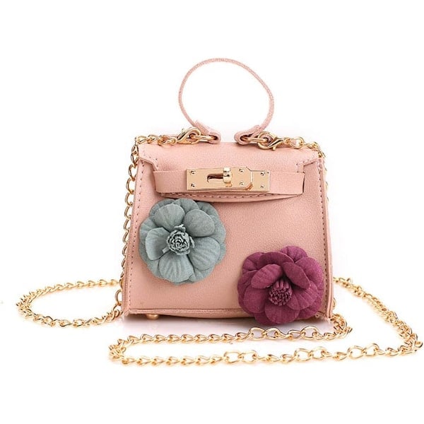 Barneveske og håndvesker for små jenter, crossbody-veske for småbarn