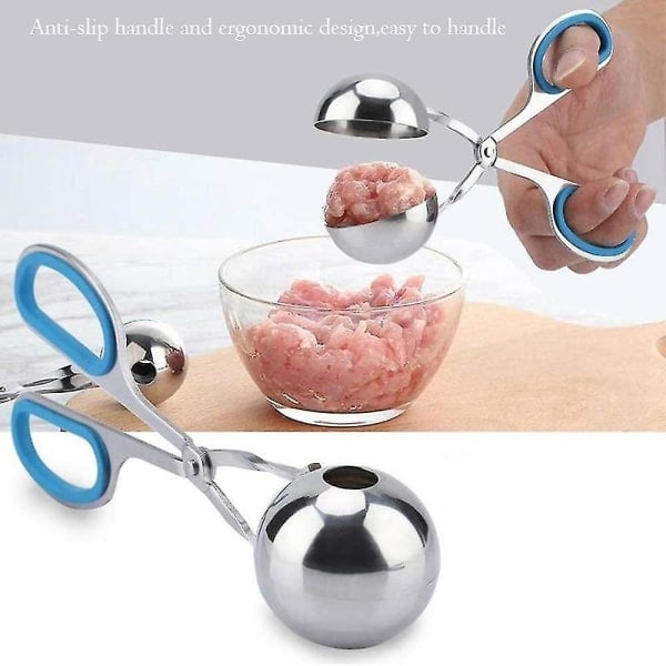 2 st Köttbullsmaskin Non-stick Köttbullsmaskin Skedverktyg