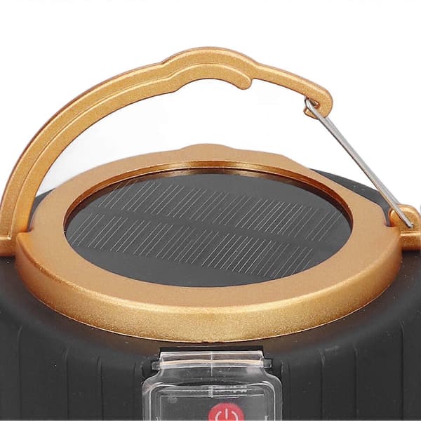 LED Camping Lanterne med USB-interface, Multifunktionelt Solar LED-lys til Camping, Nødssituationer, Grill, Vandreture