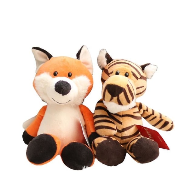25 cm Söt djurplyschleksak docka kudde barnleksak tiger