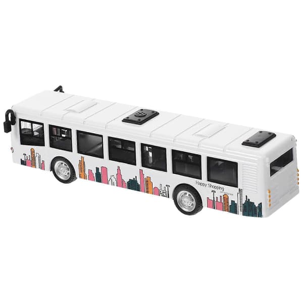 Simulering Bybus Model Træk Tilbage Bus Legetøjsbil Legetøjskøretøjer Legetøj til Børn
