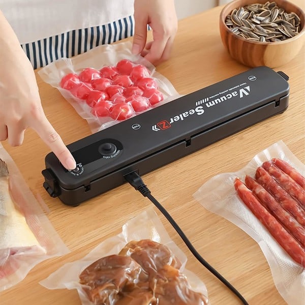 Food Saver Vakuumforsegler Maskin, Vakuumforsegler, Automatisk Mat Vakuumforsegler for matkonservering