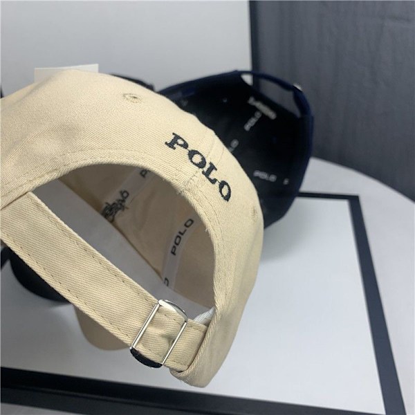 Paul hat sommer, afslappet vild student baseball kasket polo herre voksen solbeskyttelse kasket, khaki White