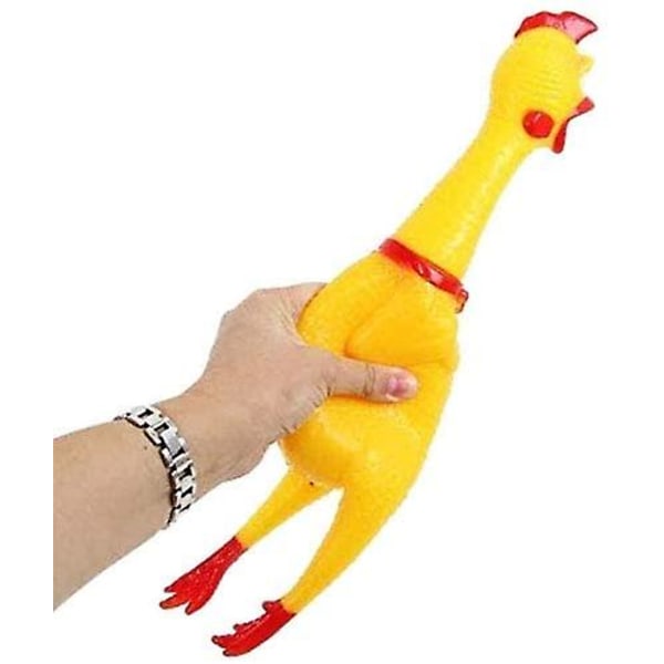 Gummi kyckling/Kläm kyckling, prank Novelty Toy