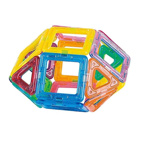 100-delars 3D DIY Magnetisk Byggklossbräda för Barn (DMZ)