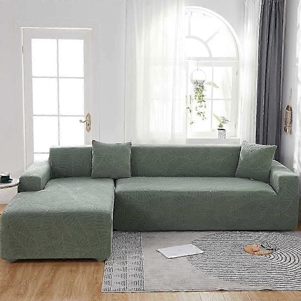 Slitstarkt sofföverdrag, Elegant dekor Universal sofföverdrag för 3-sits, 360 graders full täckning halkfritt, enkel installation och högt stretchtyg
