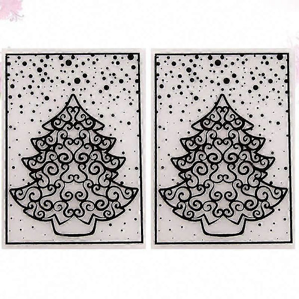 2 stk. Eming skabeloner til papir scrapbooking DIY håndværk