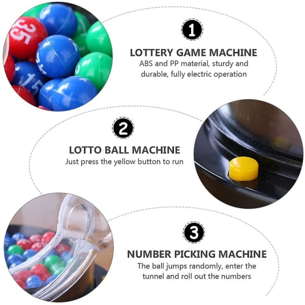 2 Set Bingo Lotto Game Electric Lottery Machine