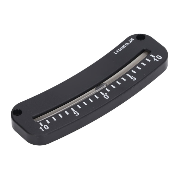 Rørklinometer ‑10° til 0° til 10° Clear Scale Mini Angle Inclinometer med fastgørelseshul