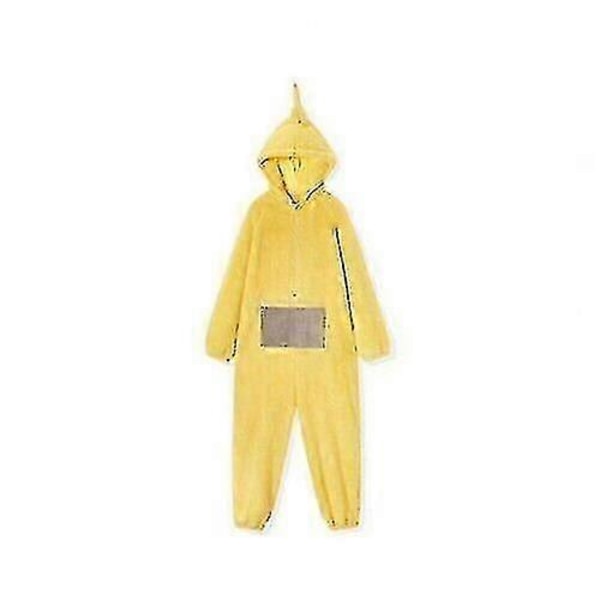 Teletubbies Kostym Vuxen - Disi Onesis Lala Cosplay Jumpsuit Pyjamas Karneval M