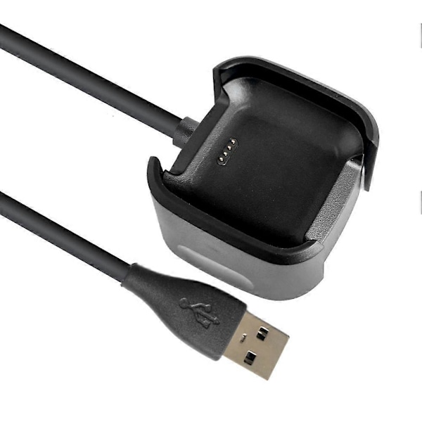 100 cm USB-ladekabel for Fitbit Versa 2 Smartklokke med kompatibilitet for vegguttak