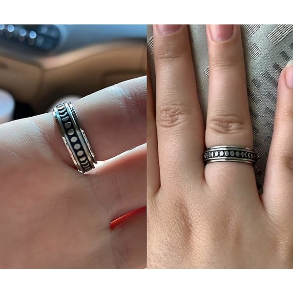 Angstring til kvinder Spinner Ring 7