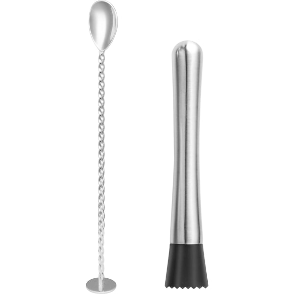 Cocktail Muddlers - Rustfrie drinkmuddlere og 29,7 cm
