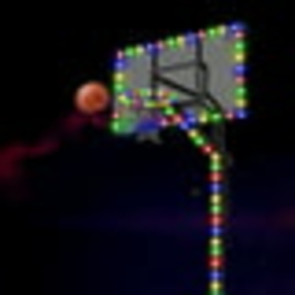 LED Light Basketball Hoop, Stuffygreenus Remote-Controlled, Waterproof and Super Bright Rim for Kids to Play and Train at Night Outdoors