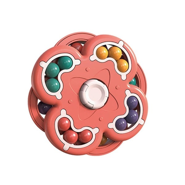 Magiska Fidget Pärlor Spinners Roterande kubleksak, dekompressionsgyro pusselkub, rolig pusselboll pedagogiska leksaker - Perfekt