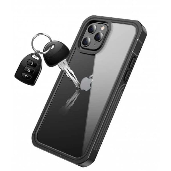 iPhone 12 Full-Coverage Premium 3D Klar Beskyttelsesetui