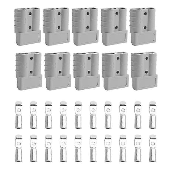 10 st för Anderson Style Plug Connectors DC Power Tool 50A 12-24V