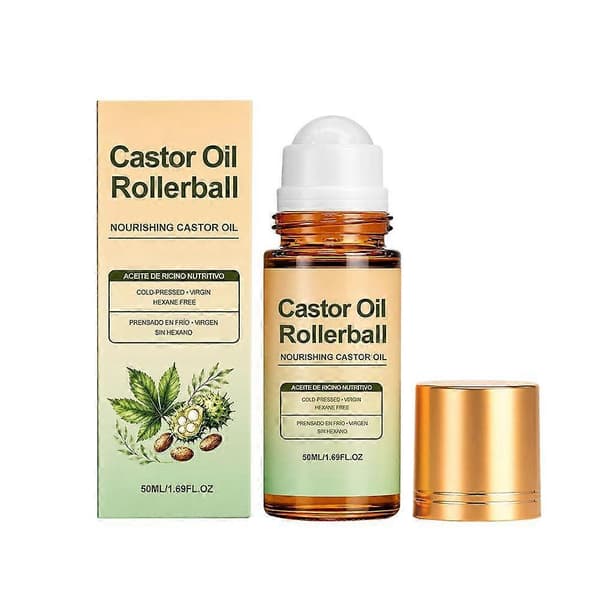 Ekologisk ricinolja roll-on eterisk olja