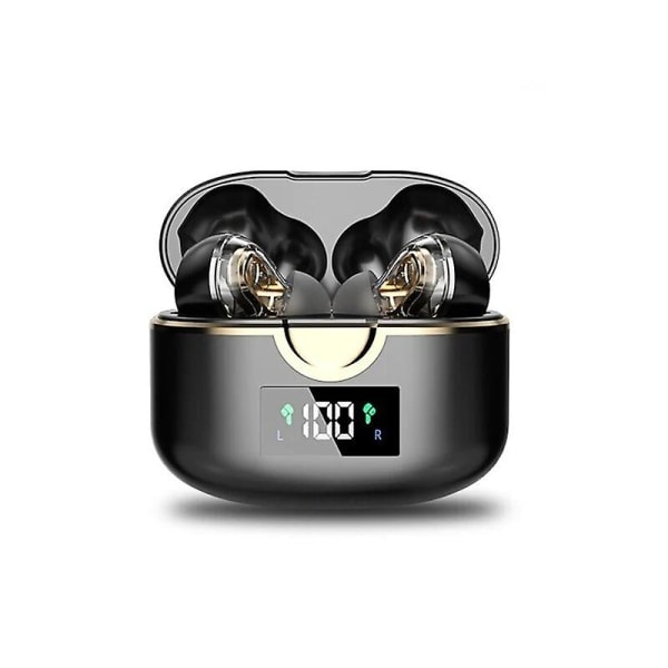 Trådløse høretelefoner til Samsung Galaxy S22 Ultra S21 FE S22+ Bluetooth V5.0 Headset Sport Earbud (sort)