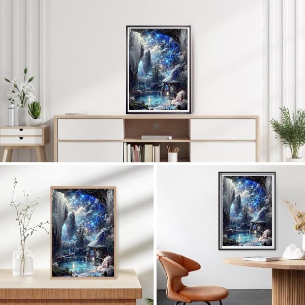 5D Diamantmaleri Elverden 30x40cm Stil 5
