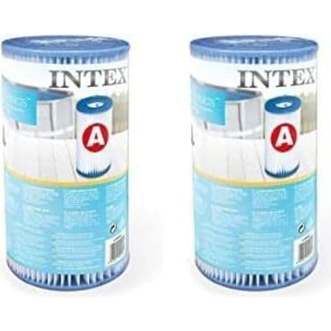 2 stk. swimmingpoolpatron - INTEX 28604 pumpeerstatningsfilter til swimmingpool