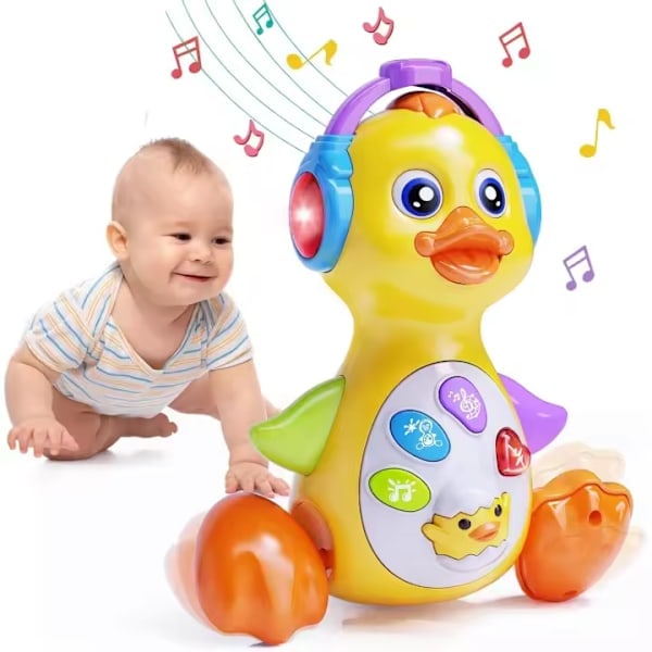 Magelek for magetid, babymusikkand, elektrisk musikkand, lys, gyngfunksjon, barn