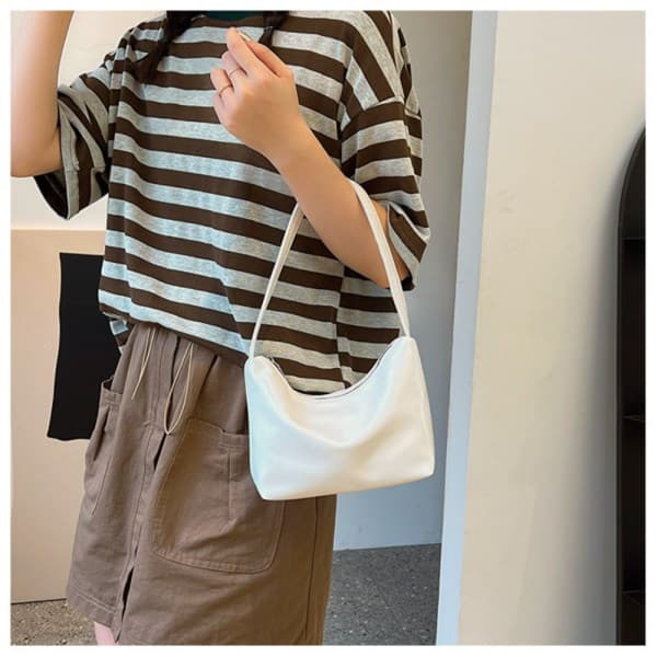 Moon Kvinde Håndtaske Dame Underarms Taske SORT black
