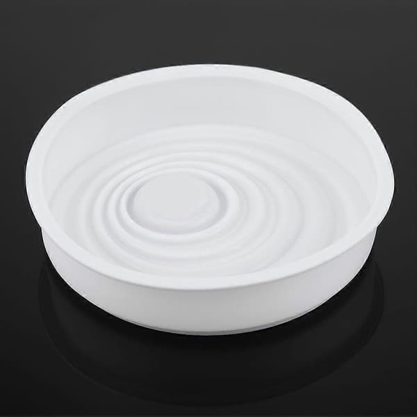 Sirkulær bølgeformet kakeform for frysing og baking, dekorering og baking
