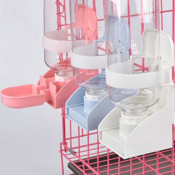500ml Kaninbur Hengende Vanndispenser Automatisk Liten Dyr Vanndispenser for Kanin Chinchilla Piggsvin Ilder Hamster