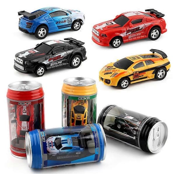 Radiofjärrkontroll Micro Racing Can Rc Bil För Barn