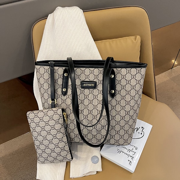 Håndtasker til kvinder Tasker med stor kapacitet til kvinder Nye moderigtige tote tasker Enkle mode dame skuldertasker messenger tasker 3