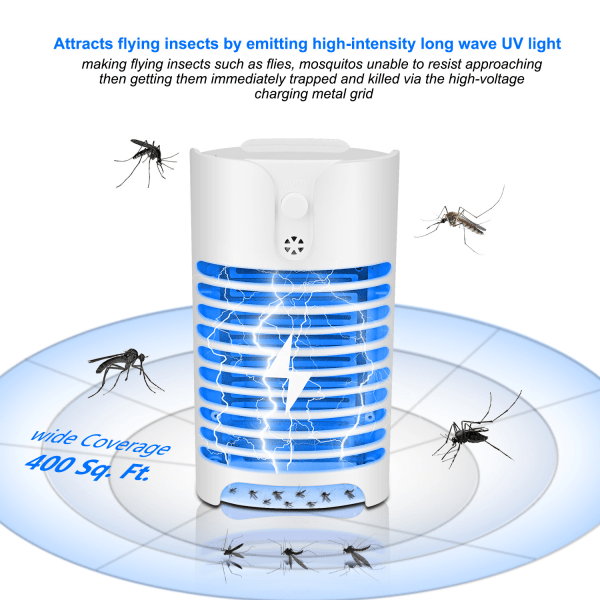 Ljuskontrollerad inandningstyp fysisk icke-strålande myggdödare