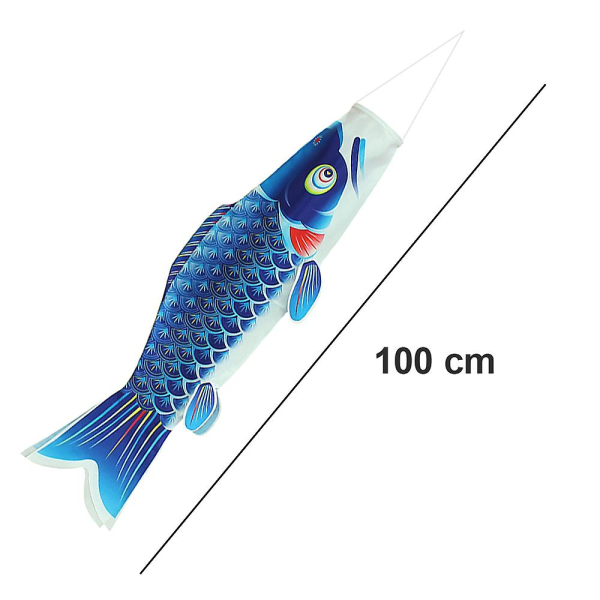 1 kpl Kala Windsock Carp Windsock Fish Flag blue