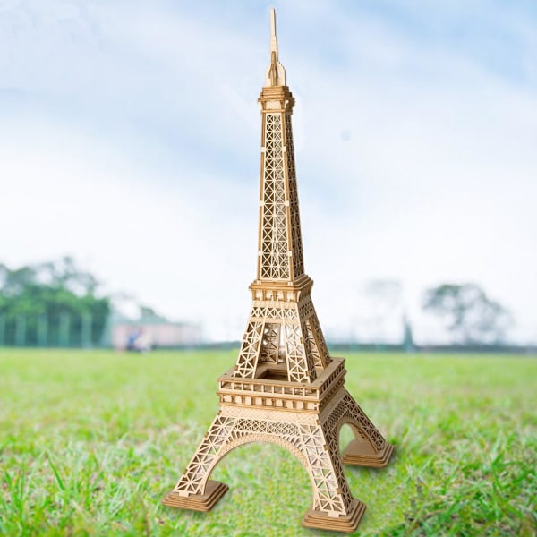 3D-puinen palapelirakennuslelut – tee-se-itse malliaskartelupakkaus – Tg501 Eiffel-torni Tg501 Eiffel Tower