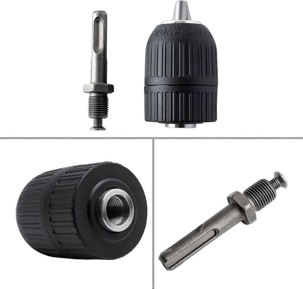 13 mm hurtig selvspændende borepatronadapter til SDS-bor