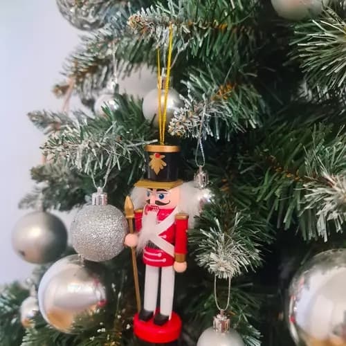 Juletræspynt Nøddeknækker - 5 stk.