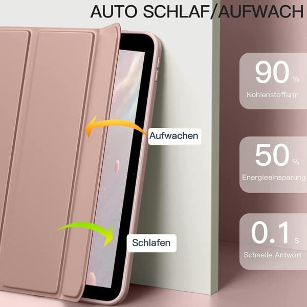 Etui til iPad 10. generation, 2022 iPad 10.9-model, blødt TPU-etui