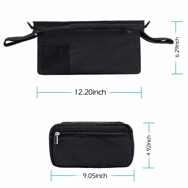 Universal Barnvagn Organizer med isolerad mugghållare från Detach B