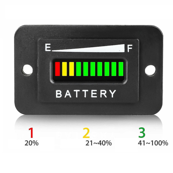 48v LED-batteriindikator Mätare för Ezgo Club Car Yamaha Golf Cart